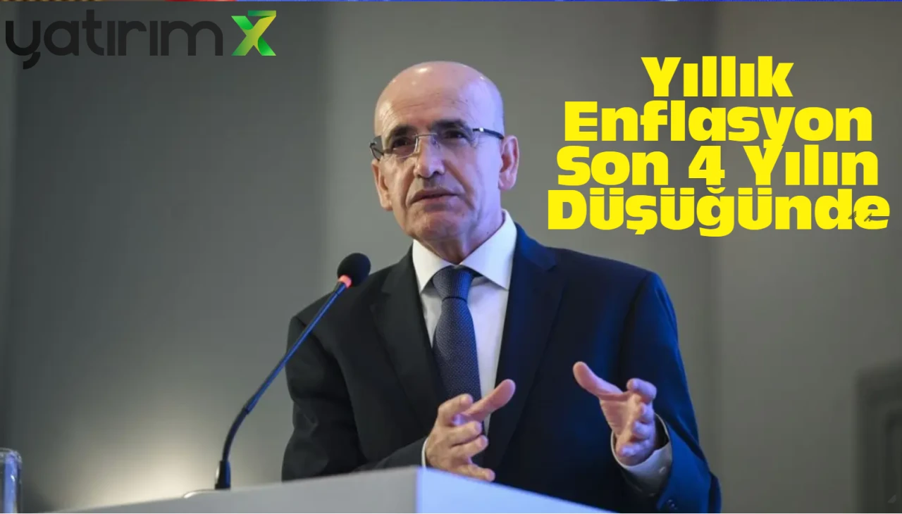 Şimşek '44 Puanı Aştı' Dedi! Aylık Enflasyon Son 2,5 Yılın En Düşüğünde