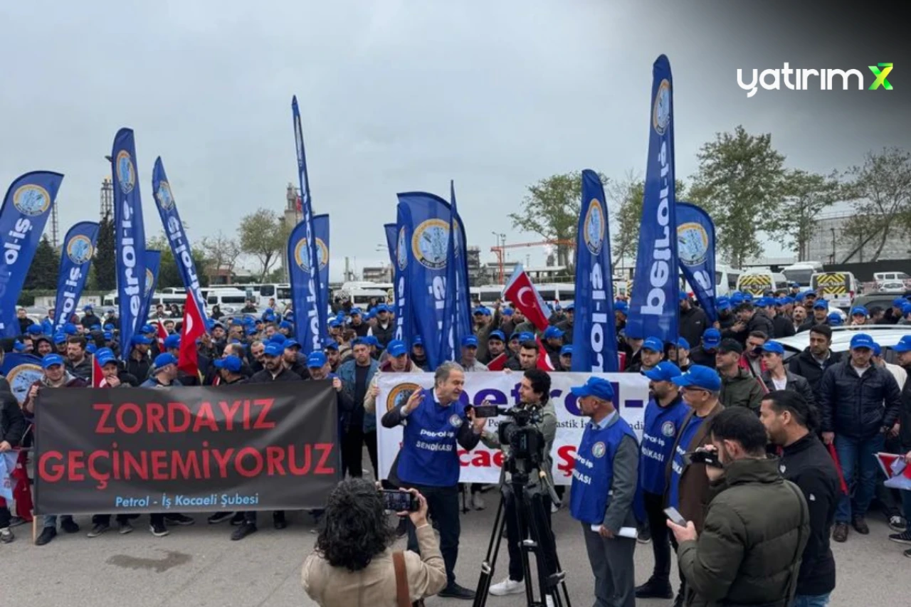 Milyarlarca Kâr Eden Tüpraş’ta Emekçiler Eylemde: “Parasız Huzur Olmuyor”
