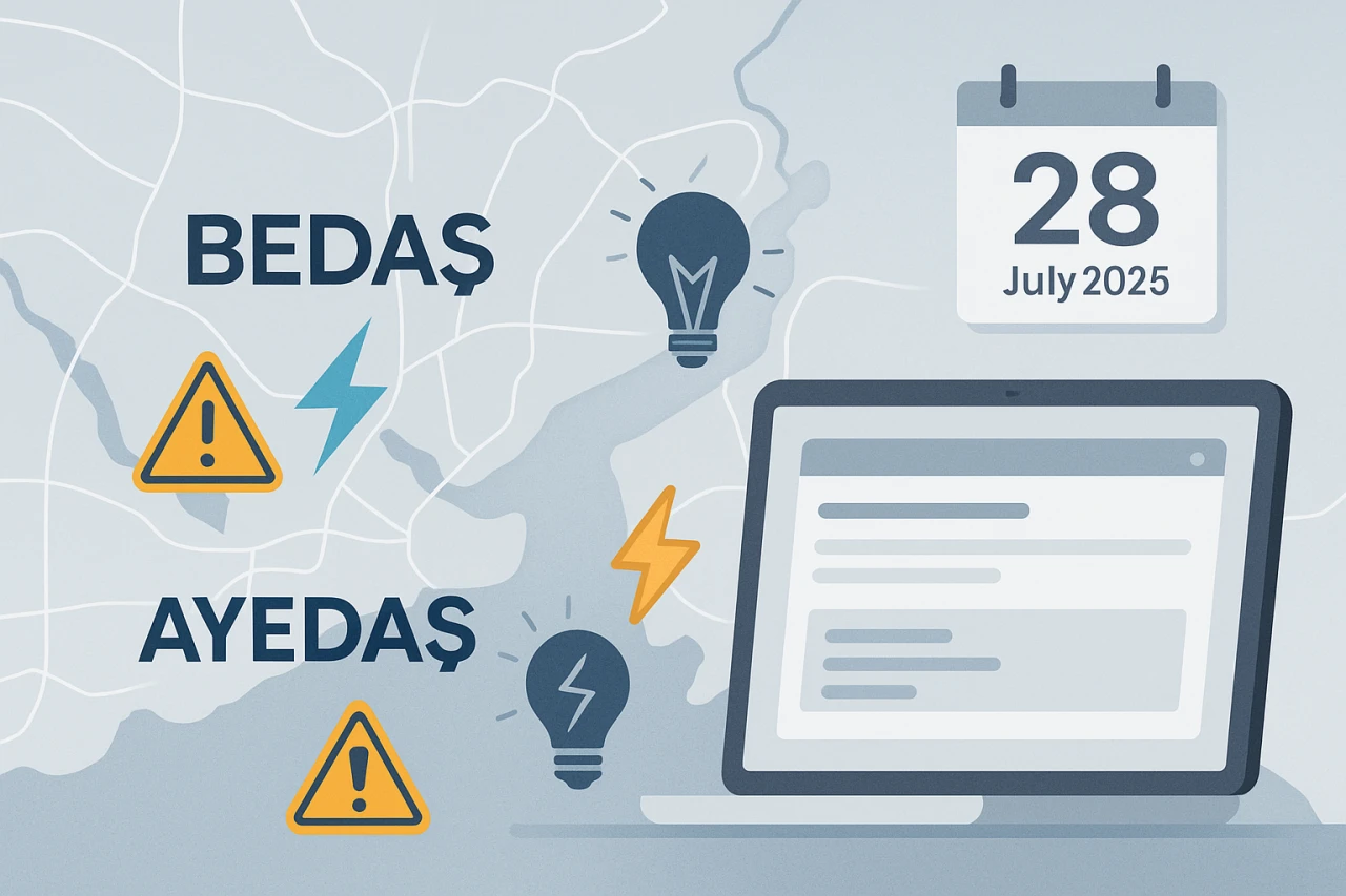 BEDAŞ - AYEDAŞ 28 Temmuz 2025 İstanbul Planlı Elektrik Kesintileri: Elektrik Gidince İlk Buraya Bakın
