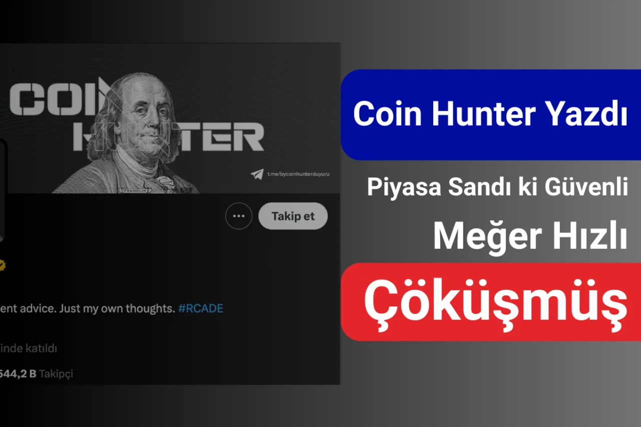 Coin Hunter Yazdı, Piyasa Sandı ki Güvenli – Meğer Hızlı Çöküşmüş: RCADE Yatırımcıyı Yaktı