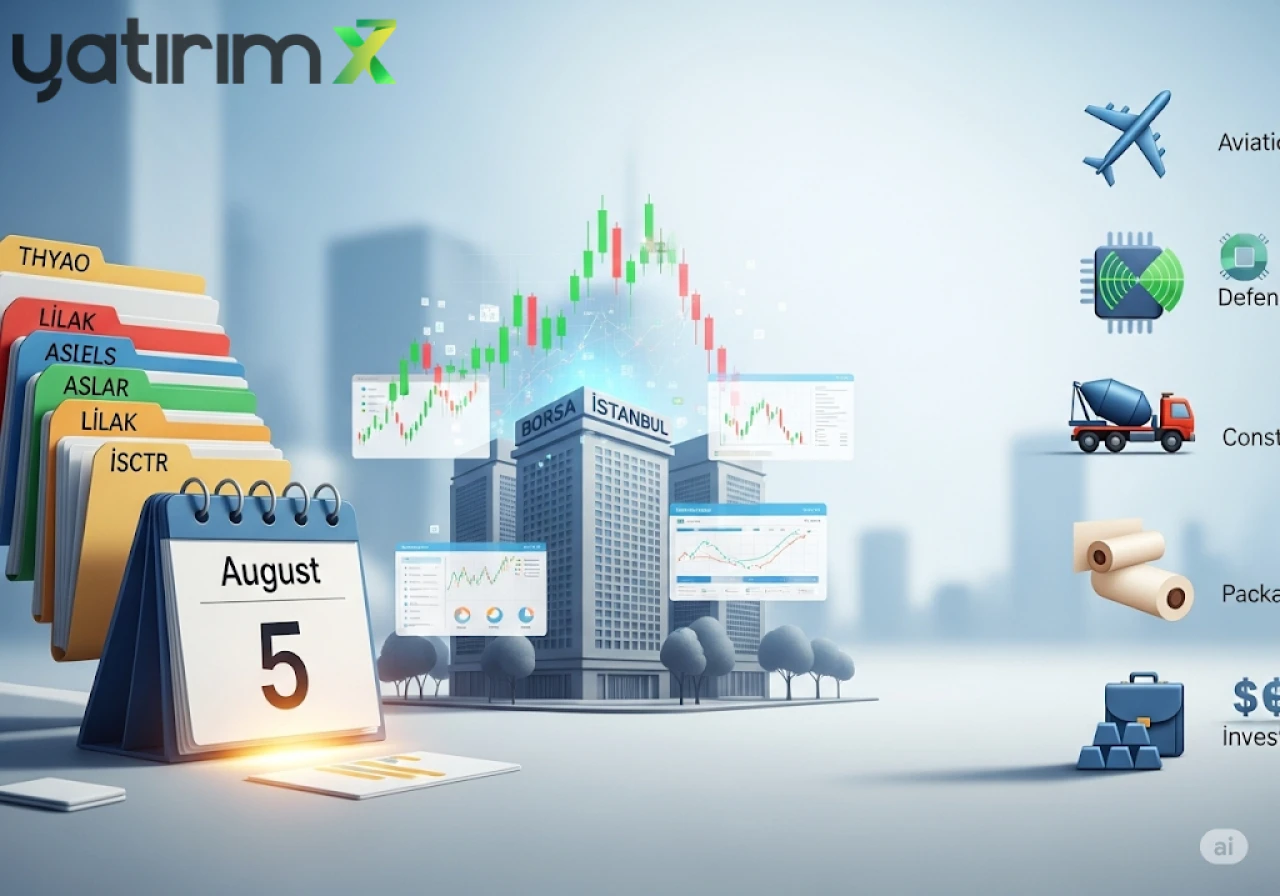 5 Ağustos 2025 Salı Günü Bilanço Açıklayacak Şirketler