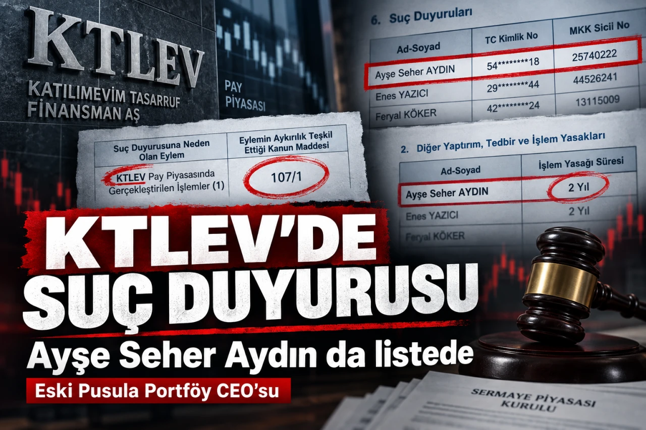 KTLEV işlemlerinde suç duyurusu: Ayşe Seher Aydın da listede