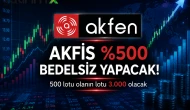 AKFİS %500 bedelsiz yapacak! 500 lotu olanın lotu 3.000 olacak