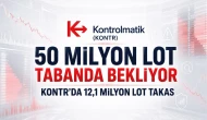 50 milyon lot tabanda bekliyor: KONTR’da bir haftalık takas 12,1 milyon lot
