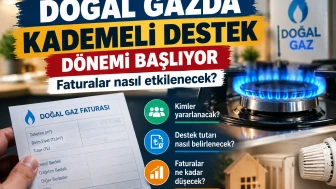 Doğal gazda kademeli destek dönemi başlıyor: Faturalar nasıl etkilenecek?