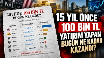 15 yıl önce 100 bin TL yatırım yapan bugün ne kadar kazandı?