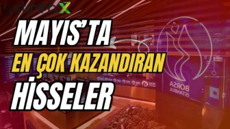 Borsa düştü onlar uçtu! Mayıs'ta en çok yükselen hisseler
