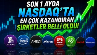 Son 1 ayda Nasdaq’ta en çok kazandıran şirketler belli oldu
