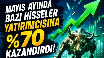 Mayıs ayında bazı hisseler yatırımcısına yüzde 70 kazandırdı