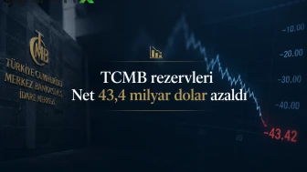 TCMB rezervleri mart ayında net 43,4 milyar dolar azaldı