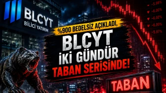 %900 bedelsiz açıkladı, BLCYT iki gündür taban serisinde