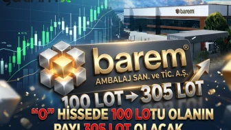 BARMA'da bedelsiz kararı: 100 lotu olanın payı 305'e çıkıyor