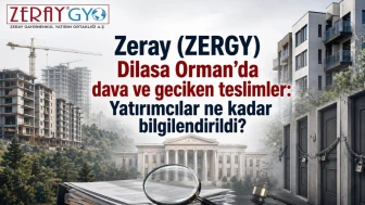 Zeray (ZERGY) Dilasa Orman’da dava ve geciken teslimler: Yatırımcılar ne kadar bilgilendirildi?