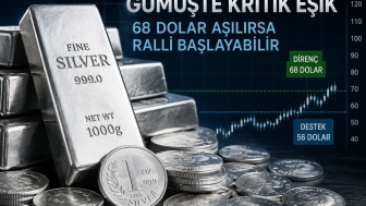 Gümüşte kritik eşik: 68 dolar aşılırsa yeni ralli başlayabilir