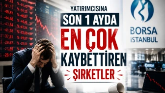 Yatırımcısına son 1 ayda en çok kaybettiren şirketler