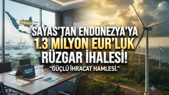 SAYAS'tan yeni rüzgar enerjisi ihracatı ve dev ihale