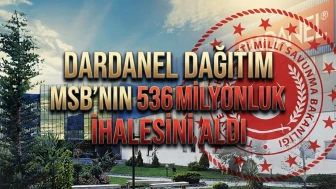 Dardanel'den MSB'den 536 milyonluk ihale başarı haberi