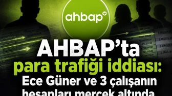 AHBAP’ta para trafiği iddiası: Ece Güner ve 3 çalışanın hesapları mercek altında