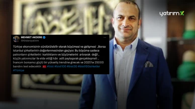 Ünlü Borsacı Mehmet Akdere: Bist 25000 Bandını Test Edebilir