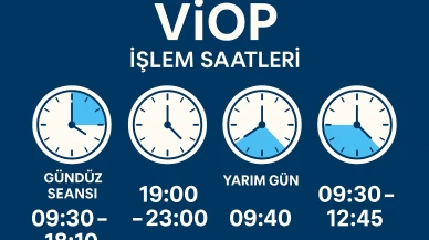 VİOP İşlem Saatleri 2025: Gündüz ve Akşam Seansları Ne Zaman?