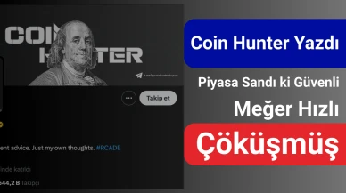 Coin Hunter Yazdı, Piyasa Sandı ki Güvenli – Meğer Hızlı Çöküşmüş: RCADE Yatırımcıyı Yaktı
