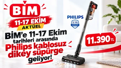 BİM'e 11-17 Ekim tarihleri arasında Philips kablosuz dikey süpürge geliyor