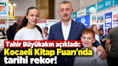 Tahir Büyükakın açıkladı: Kocaeli Kitap Fuarı’nda tarihi rekor!