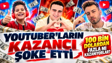 Türk YouTuber'ların kazançları gündemde! Milyon dolarlık tahminler dikkat çekti