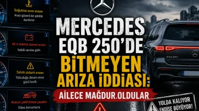 Mercedes EQB 250’de bitmeyen arıza iddiası: Ailece mağdur oldular