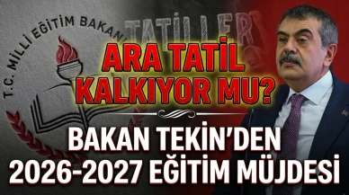 Bakan Tekin'den ara tatil ve LGS açıklaması: Yeni dönem başlıyor