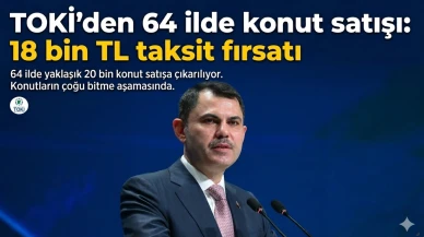 TOKİ’den 64 ilde kura şartsız 20 bin konut satışı başladı