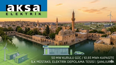 AKSEN Şanlıurfa’da devreye aldı: Türkiye’nin ilk depolama üssü