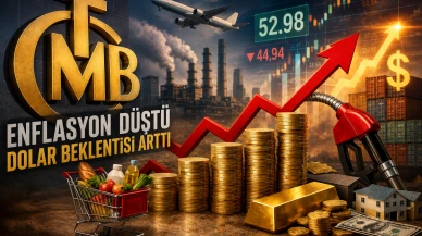 Vatandaşın dolar beklentisi arttı, enflasyon beklentisi düştü