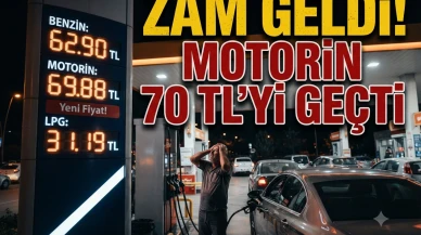 Motorine zam: Litresi 70 TL'yi aştı! İşte güncel fiyatlar