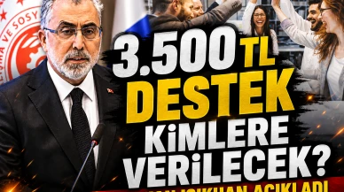Bakan Işıkhan duyurdu: Çalışan başına 3.500 TL destek