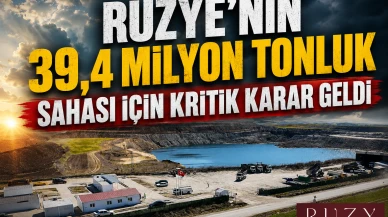 RUZYE'nin maden ruhsatı 2037'ye kadar uzatıldı: İşte detaylar
