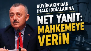 Büyükakın'dan ihale iddialarına net yanıt: Mahkemeye verin