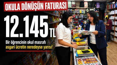 DEVA Partili Zeynep Sudan okul alışverişine çıktı: Fatura 12 bin TL’yi aştı