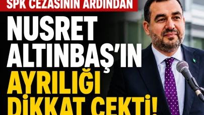 Nusret Altınbaş, Alnus Yatırım YKB görevinden istifa etti