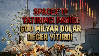 SpaceX hisselerinde büyük kayıp: 600 milyar dolar silindi