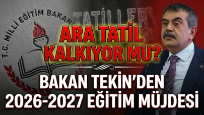 Bakan Tekin'den ara tatil ve LGS açıklaması: Yeni dönem başlıyor