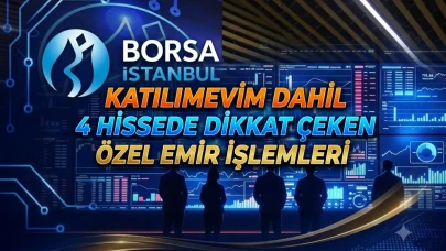 Borsada özel emir hareketliliği: KTLEV ve 3 hissede işlem