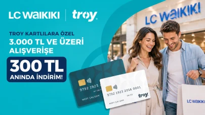 LC Waikiki'de 3 Bin TL'ye 300 TL anında indirim
