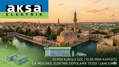 AKSEN Şanlıurfa’da devreye aldı: Türkiye’nin ilk depolama üssü
