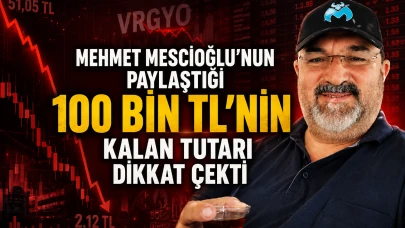 Mehmet Mescioğlu'nun övdüğü VRGYO'da 100 bin TL'nin kalanı şaşırttı