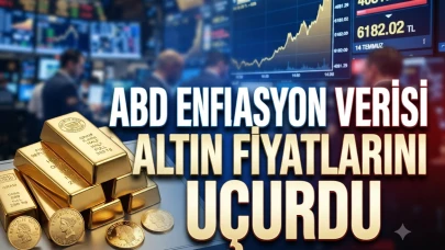 ABD enflasyonu düştü, altın fiyatları sert yükseldi