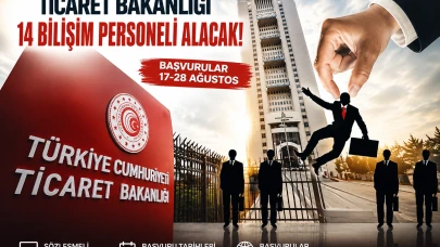 Ticaret Bakanlığı personel alımı başladı: 14 kadro açıldı