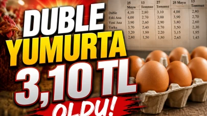 Yumurta fiyatlarında yeni zam: Duble yumurta 3,10 TL'ye çıktı
