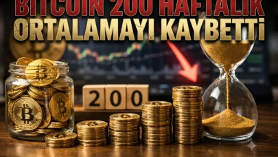 Bitcoin'de korkutan düşüş: 200 haftalık destek kaybedildi