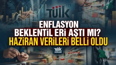 Haziran enflasyonu açıklandı: Yıllık artış beklentinin altında
